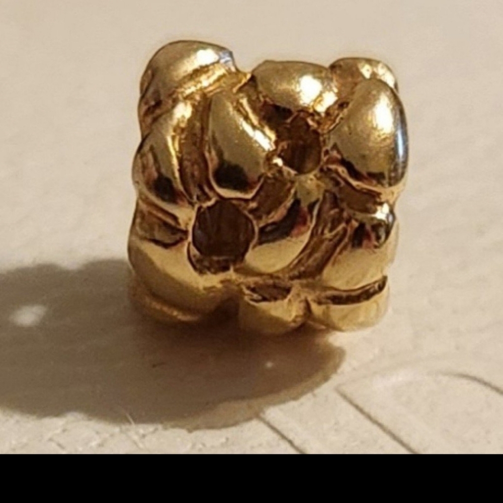 Pandora Rare 14k Gold Cluster Charm Almost  1/2 price!!!